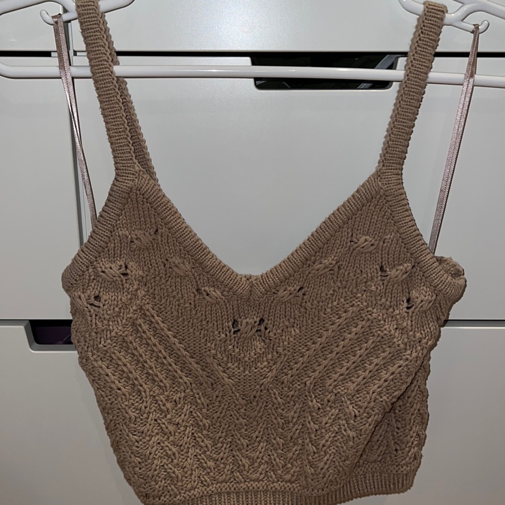 Express knit crop top
